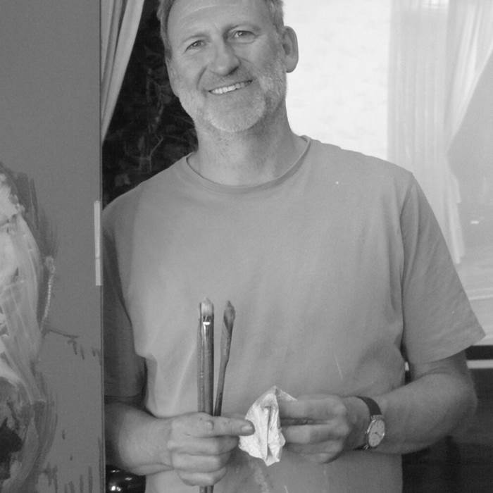 Alan  McGowan, pintor na zet gallery