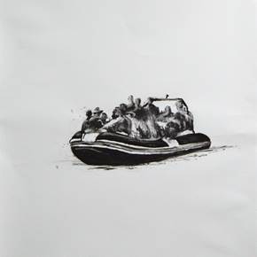 Sem título, original Figure humaine charbon Dessin et illustration par Gabriel Garcia