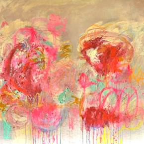 Blooming # I , original Animals Mixed Technique Painting by ELISA DA COSTA