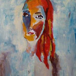 Mulher 1, original Femme Acrylique La peinture par Teresa Ricca 