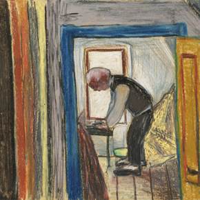 In Munch's Office, original Figure humaine Papier Dessin et illustration par André Silva Neves
