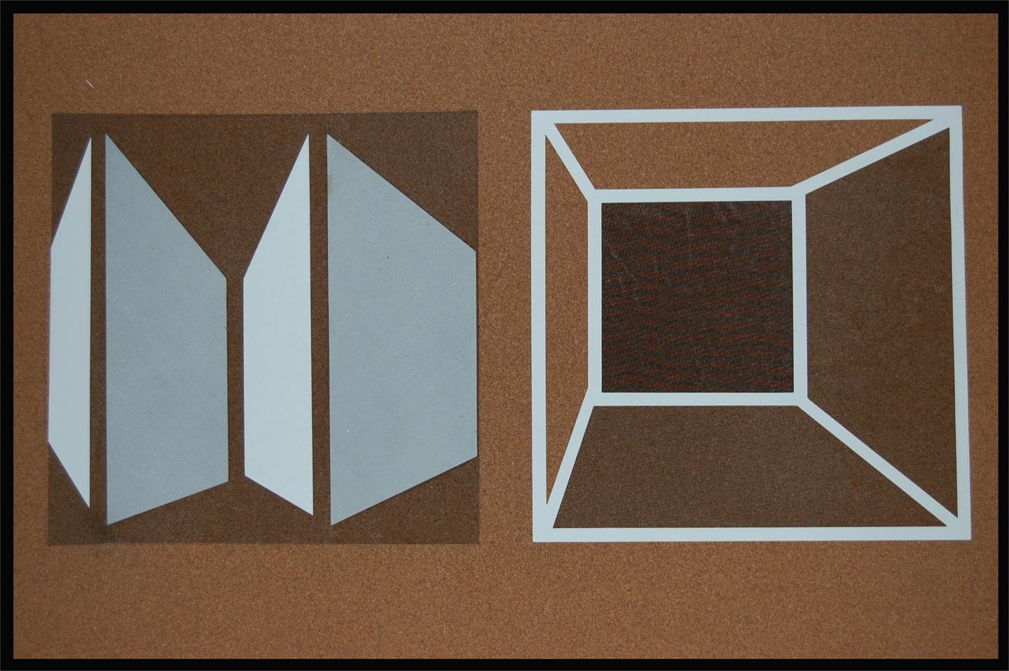 Boxes, original Resumen Técnica Mixta Pintura de David Barnes