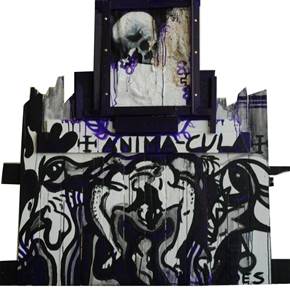 Animacula, original Abstrait Acrylique La peinture par Diogo  Goes