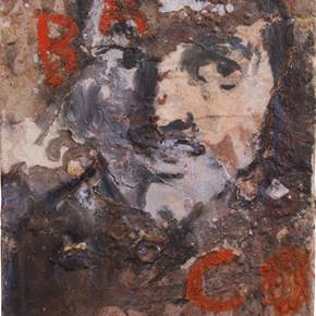Baco, original Retrato Lona Pintura de Alexandre Rola